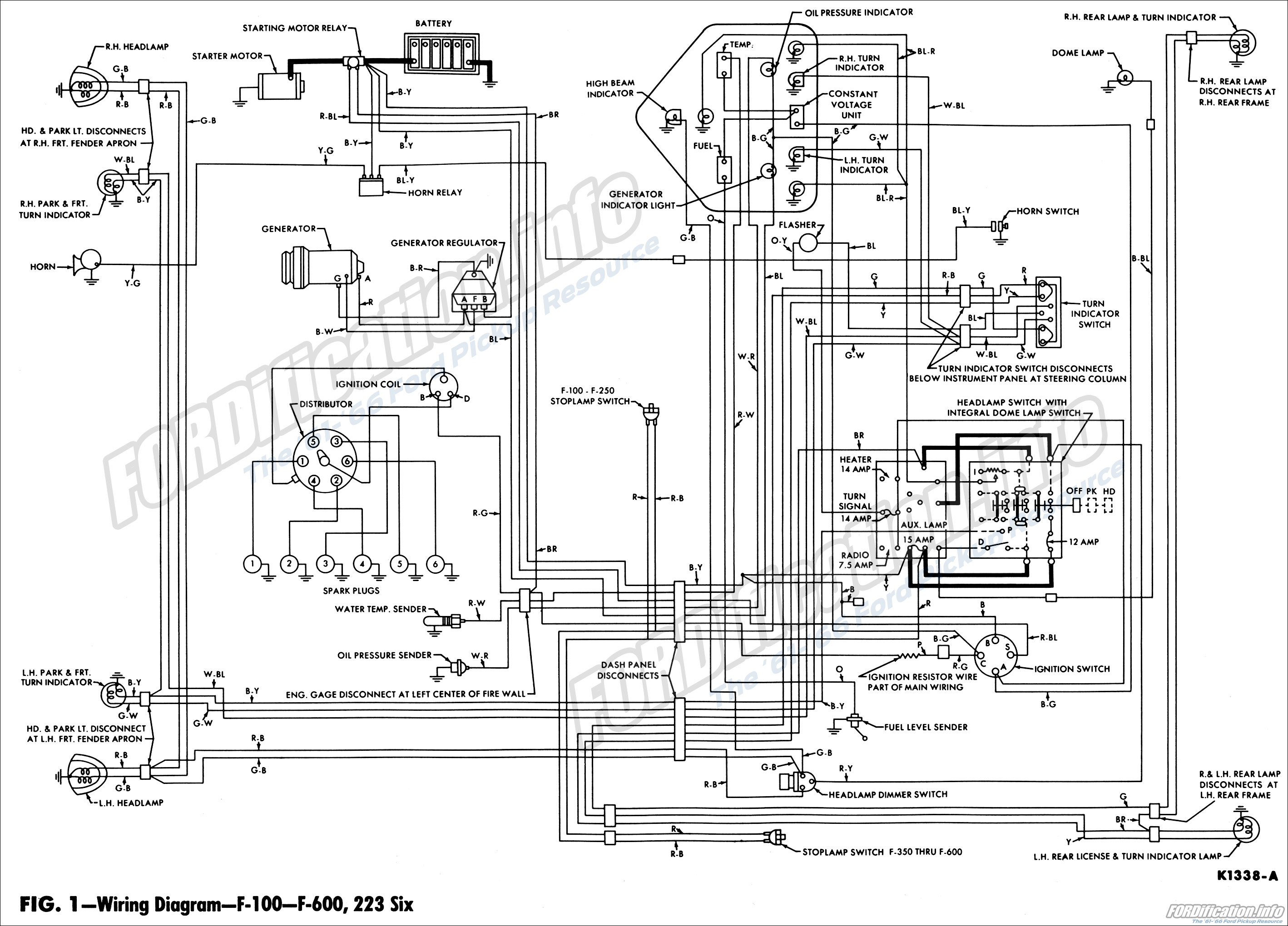 1962 Ford Truck Wiring Diagrams - FORDification.info - The '61-'66 Ford