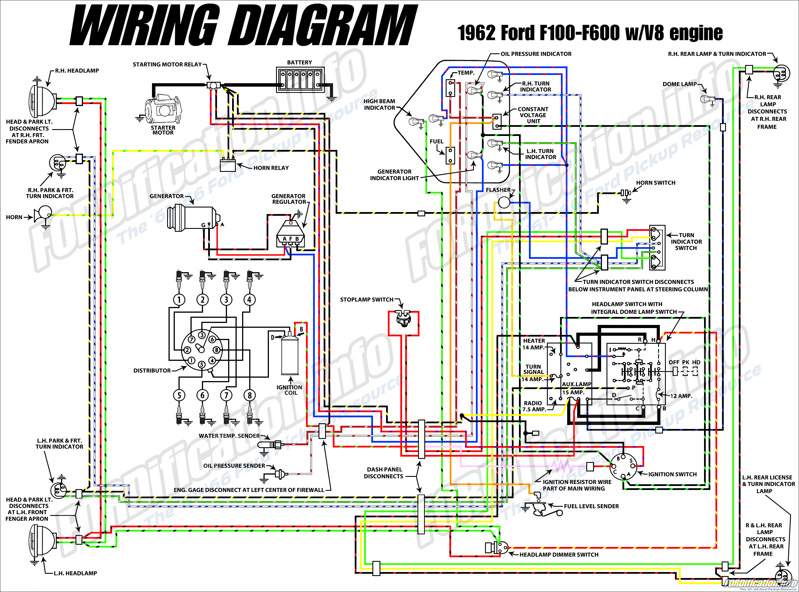 66 f100 cab light wiring - Ford Truck Enthusiasts Forums 1953 ford f100 wiring schematics 