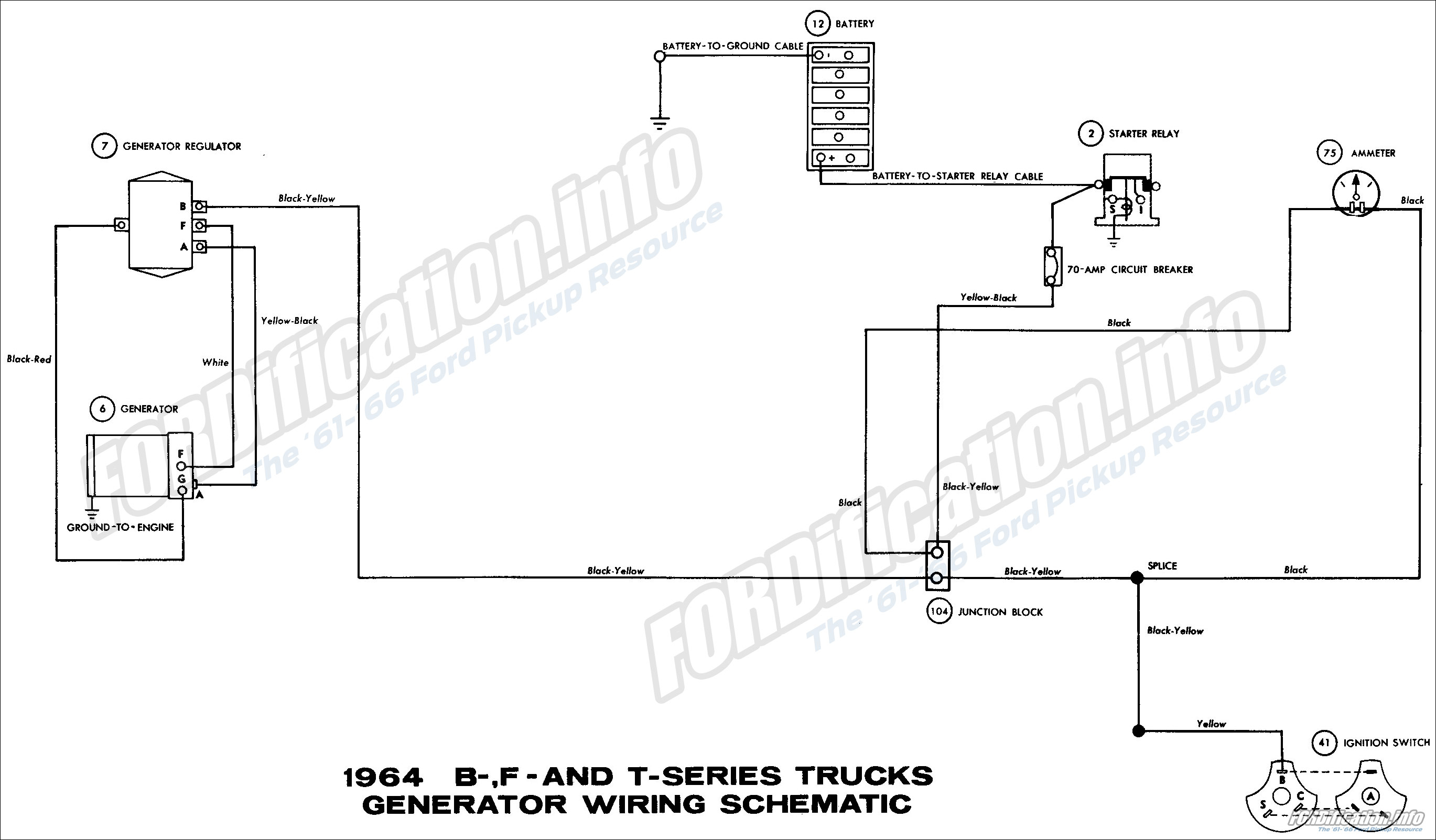 1964 Ford Truck Wiring Diagrams - FORDification.info - The ... 1953 ford truck wiring diagrams 