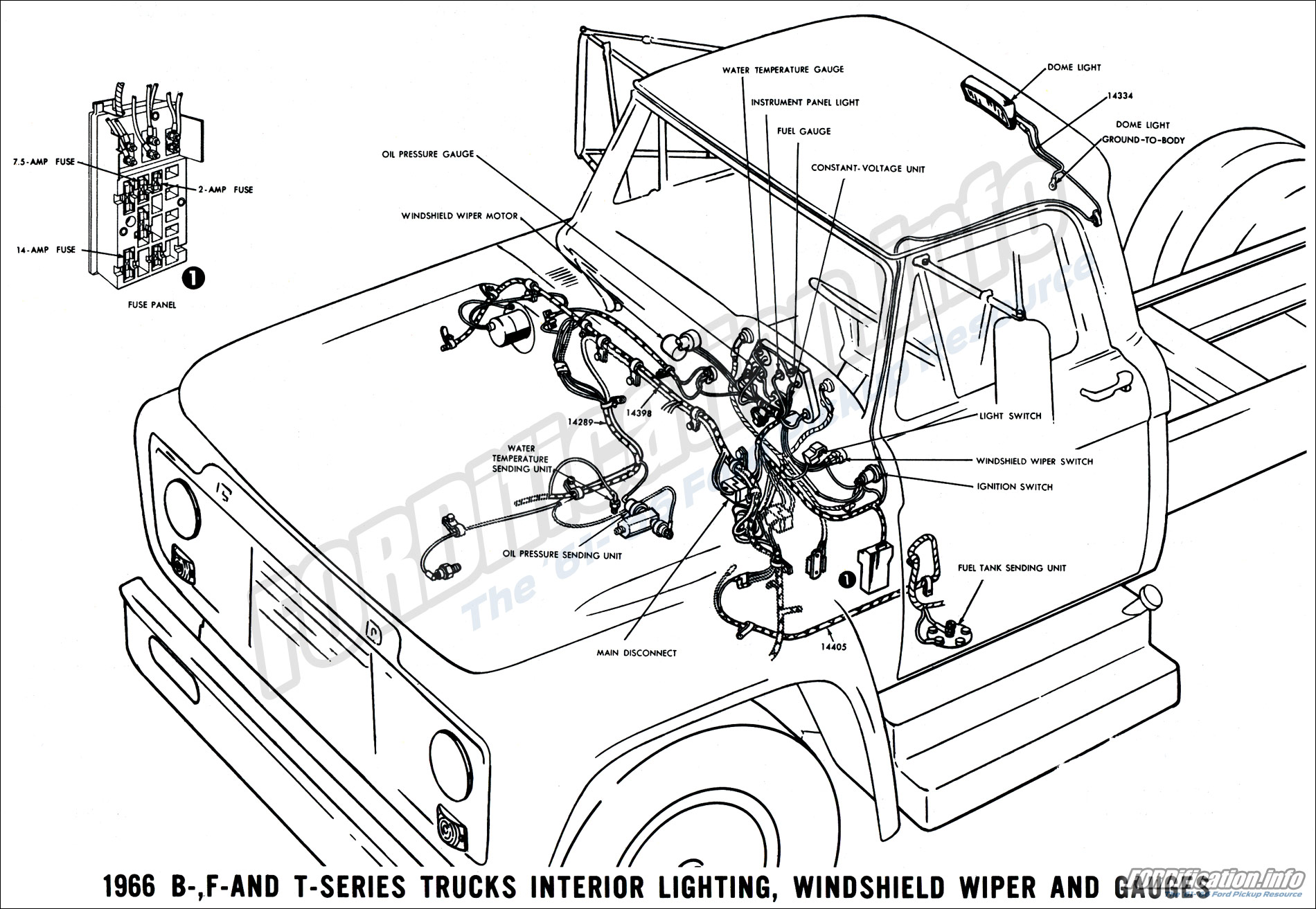 1966 Ford Truck Wiring Diagrams - Fordification Info